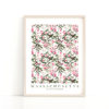 Mass state flower mayflower art print